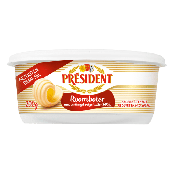 Roomboter met verlaagd vetgehalte (60%)