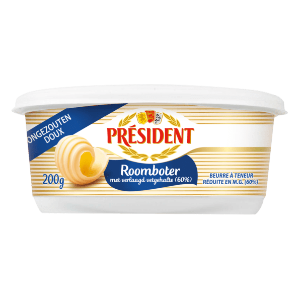 Roomboter met verlaagd vetgehalte (60%)
